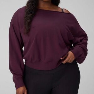 Fabletics Year Round Terry‎ Off
Shoulder Sweatshirt Womens
